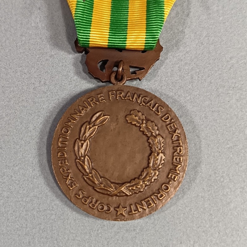 MEDAILLE COMMEMORATIVE DU CORPS EXPEDITIONNAIRE FRANCAIS D'EXTREME-ORIENT EN INDOCHINE