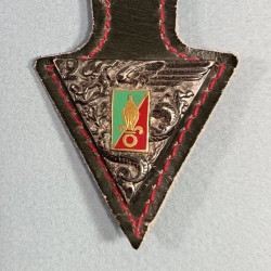 INSIGNE MILITAIRE 2 ème BEP REP PARACHUTISTE LEGION ETRANGERE PARA FABRICATION DRAGO PARIS G1948 VERT CLAIR