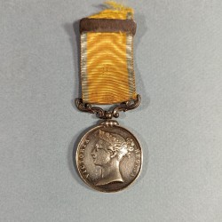MEDAILLE DE L'EXPEDITION DE LA BALTIQUE MEDAILLE EN ARGENT FABRICATION ANGLAIS DISTRIBUEE AUX FRANCAIS 1854 1855 SECOND EMPIRE