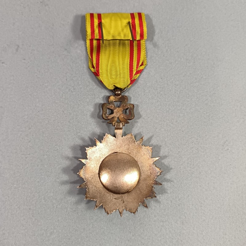 TUNISIE MEDAILLE DE CHEVALIER DE L'ORDRE TUNISIEN DU NICHAN IFTIKHAR MUHAMMAD EL HABIB 1922-1929
