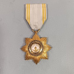 COMORES MEDAILLE DE CHEVALIER DE L'ORDRE ROYAL DE L'ETOILE D'ANJOUAN