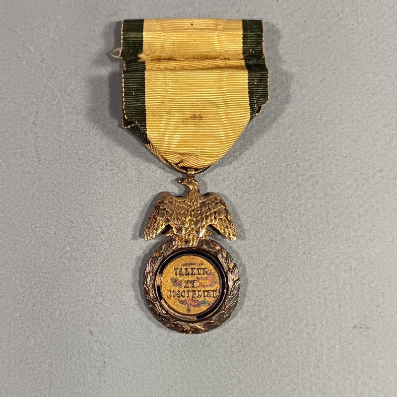 FRANCE MEDAILLE DU MERITE MILITAIRE SECOND TYPE SECOND EMPIRE NAPOLEON III MODELE CENTRES EPAIS
