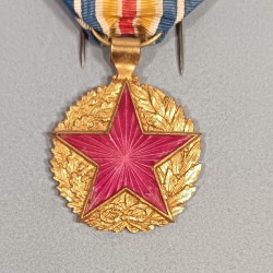 FRANCE MEDAILLE DES BLESSES GUERRE 1914-1918 1939-1945 MODELE SECOND TYPE FABRICATION ANCIENNE