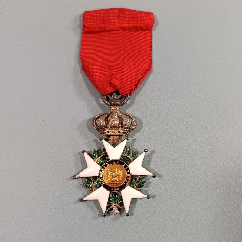 FRANCE MEDAILLE DE CHEVALIER DE L'ORDRE DE LA LEGION D'HONNEUR MODELE SECOND EMPIRE 1852 1870 NAPOLEON III