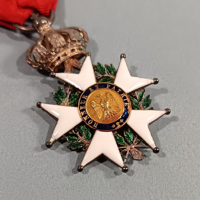 FRANCE MEDAILLE DE CHEVALIER DE L'ORDRE DE LA LEGION D'HONNEUR MODELE SECOND EMPIRE 1852 1870 NAPOLEON III