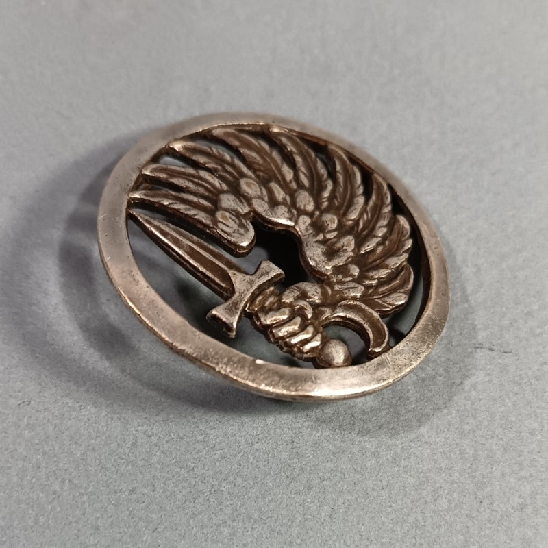 INSIGNE DE BERET PARACHUTISTE FABRICATION MOURGEON ANNEES 1950 TAP INDOCHINE ALGERIE