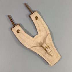 PORTE BAIONNETTE EN BUFFLETERIE BLANCHE GENDARMERIE POUR TENUE DE PARADE 1920 -1931 CHASSEPOT GRAS LEBEL ET BERTHIER