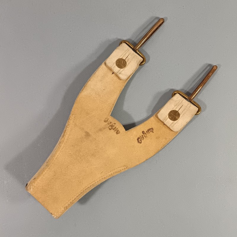 PORTE BAIONNETTE EN BUFFLETERIE BLANCHE GENDARMERIE POUR TENUE DE PARADE 1920 -1931 CHASSEPOT GRAS LEBEL ET BERTHIER