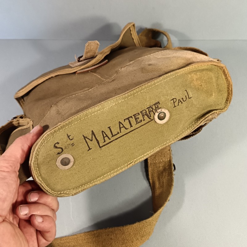 MASQUE A GAZ MILITAIRE FRANÇAIS ANP 31 DATE 1939-40 CAMPAGNE DE FRANCE 1937-1938 FRENCH GAZ MASK WW2