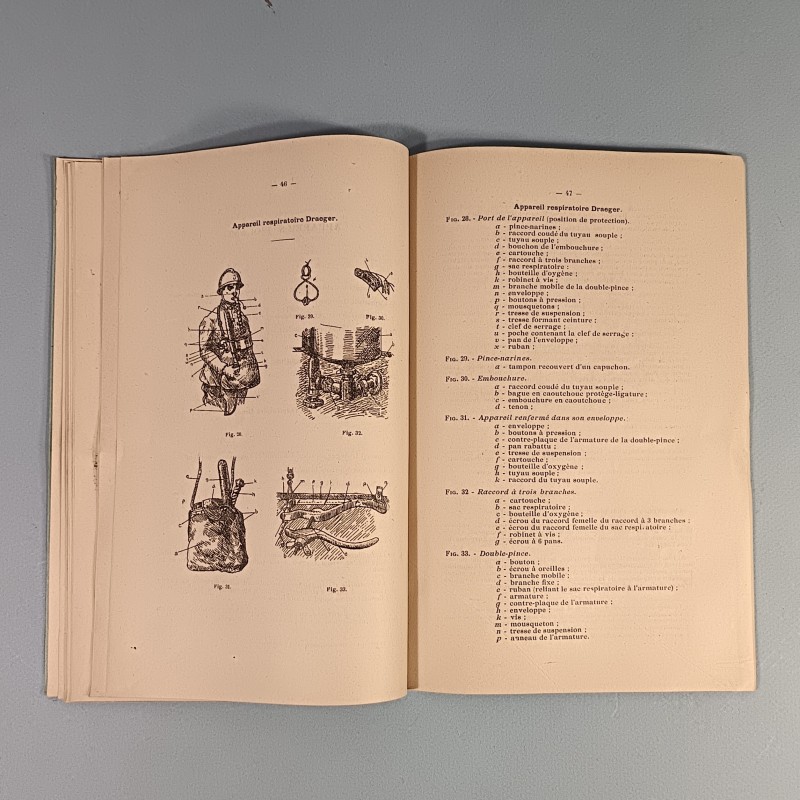 MANUEL D'INSTRUCTION LES GAZ DE COMBAT ECOLE MILITAIRE DE L'INFANTERIE ET DES CHARS DE COMBAT 1928 PAR LE LIEUTENANT G. FORGE