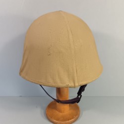 CASQUE MODELE 1951 DE GENDARMERIE NEUF DE STOCK GRENADE DOREE LINER DATE 1966 AVEC SON COUVRE CASQUE GENDARME MOBILE