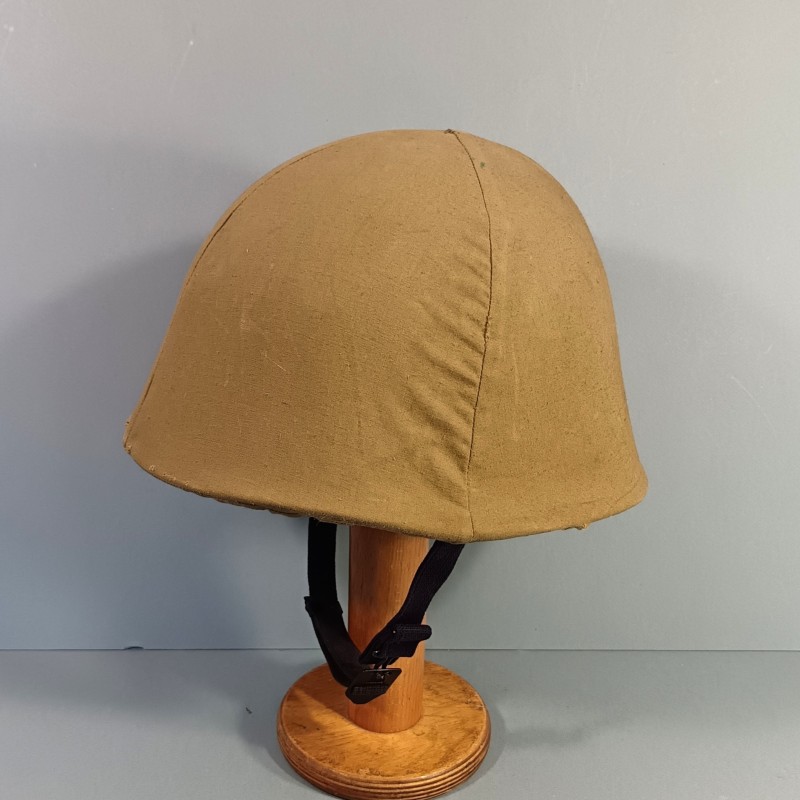 CASQUE MODELE 1951 DE GENDARMERIE NEUF DE STOCK GRENADE DOREE LINER DATE 1966 AVEC SON COUVRE CASQUE GENDARME MOBILE