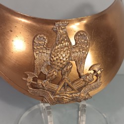 HAUSSE COL AU COQ D'OFFICIER D'INFANTERIE OU GARDE NATIONALE SECONDE REPUBLIQUE 1848 1852