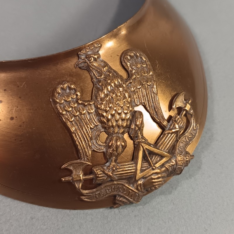 HAUSSE COL AU COQ D'OFFICIER D'INFANTERIE OU GARDE NATIONALE SECONDE REPUBLIQUE 1848 1852