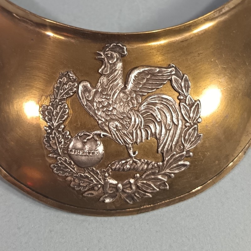 HAUSSE COL AU COQ D'OFFICIER D'INFANTERIE OU GARDE NATIONALE LOUIS PHILIPPE 1831 1848