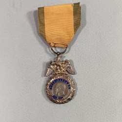 FRANCE MEDAILLE DU MERITE MILITAIRE SECOND TYPE SECOND EMPIRE NAPOLEON III