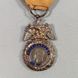FRANCE MEDAILLE DU MERITE MILITAIRE SECOND TYPE SECOND EMPIRE NAPOLEON III