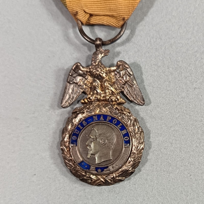 FRANCE MEDAILLE DU MERITE MILITAIRE SECOND TYPE SECOND EMPIRE NAPOLEON III