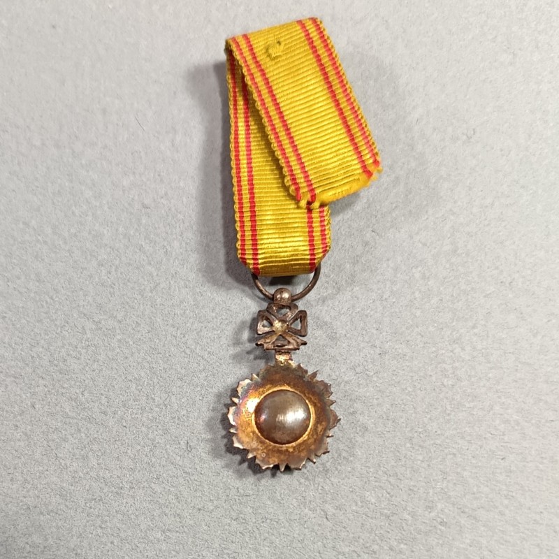 TUNISIE REDUCTION DE LA MEDAILLE D'OFFICIER DE L'ORDRE TUNISIEN DU NICHAN IFTIKHAR MUHAMMAD EL HADI 1902-1906