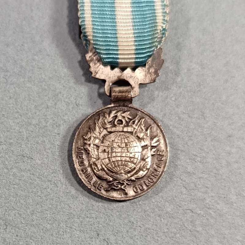 REDUCTION DE LA MEDAILLE COLONIALE AVEC 3 BARRETTES MAROC TUNISIE EXTREME ORIENT
