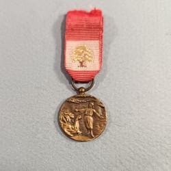 LIBAN REDUCTION DE LA MEDAILLE DU MERITE LIBANAIS LEBANESE ORDER OF MERITE CLASSE BRONZE