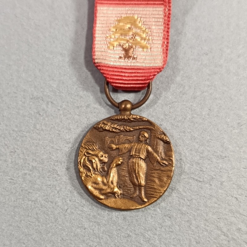 LIBAN REDUCTION DE LA MEDAILLE DU MERITE LIBANAIS LEBANESE ORDER OF MERITE CLASSE BRONZE