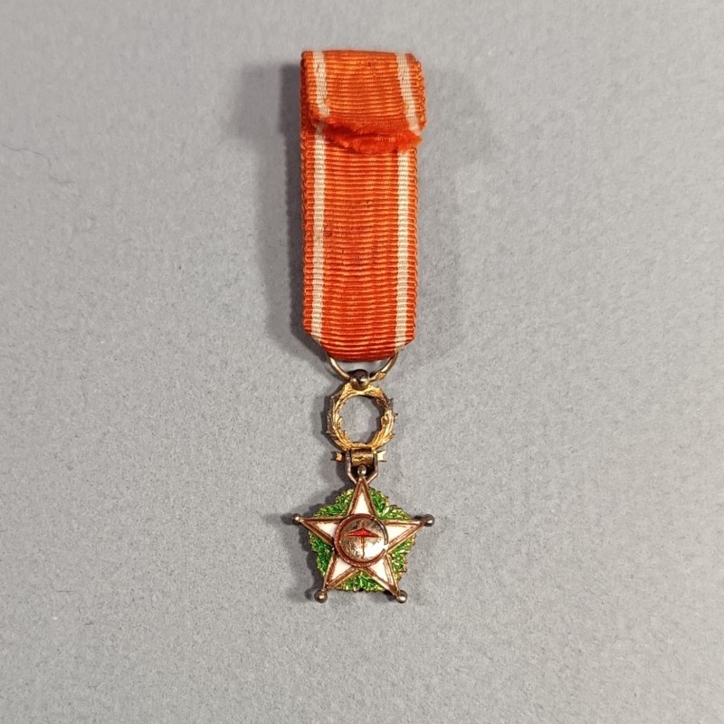 MAROC REDUCTION DE LA MEDAILLE D'OFFICIER DE L'ORDRE DU OUISSAM ALAOUITE WISSAM ORDER OF MOROCCO OFFICER MEDAL