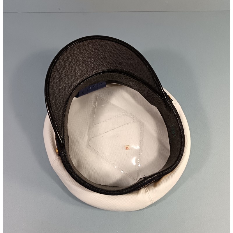 CASQUETTE MARINE DE CONTROLEUR DES DOUANES MARITIMES ANNEES 1980 TAILLE 58