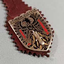 INSIGNE MILITAIRE 15 ème DI DIVISION D'INFANTERIE FABRICATION 1950 DRAGO PARIS ROMMAINVILLE