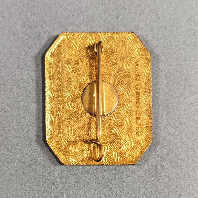 INSIGNE MILITAIRE 2 ème REGIMENT DE TIRAILLEURS MAROCAINS FABRICATION 1950 DRAGO PARIS RUE OLIVIER METRA