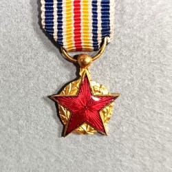 REDUCTION DE LA MEDAILLE DES BLESSES GUERRE 1914-1918 1939-1945 INDOCHINE ALGERIE