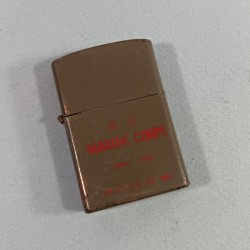 BRIQUET MILITAIRE US MARINE CORPS FABRICATION BETTY STAR KOREA VENDUE EN COREE DANS LES FOYERS DES US MARINS ANNEE 1960-1980