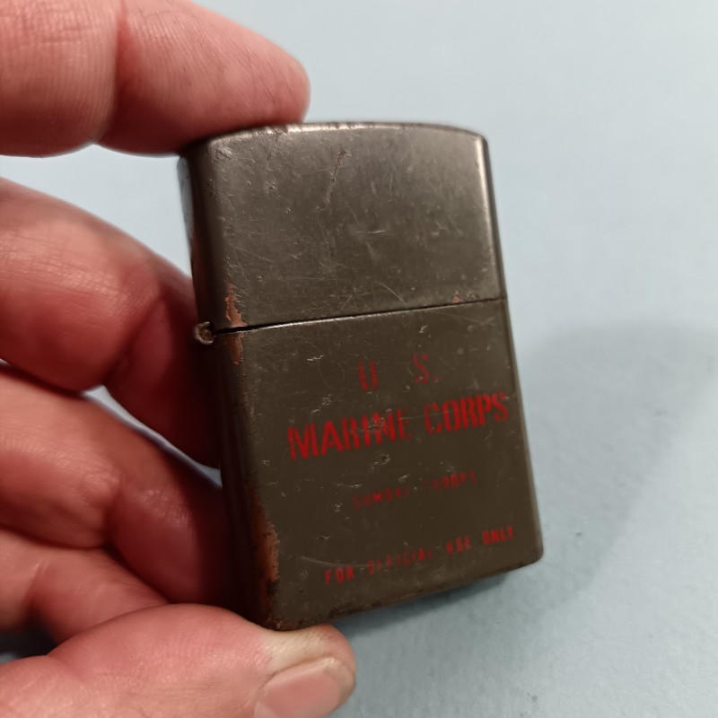 BRIQUET MILITAIRE US MARINE CORPS FABRICATION BETTY STAR KOREA VENDUE EN COREE DANS LES FOYERS DES US MARINS ANNEE 1960-1980
