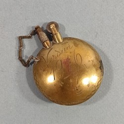 BRIQUET DE POILUS CAMILLE ROUVIERE VERDUN 1916-17 ARTISANAT DE TRANCHEES SOUVENIR GUERRE 1914 - 1918