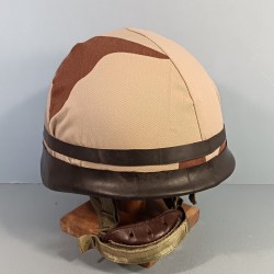 CASQUE F1 CAMOUFLE DAGUET GUERRE DU GOLF 1990 - 1991 COUVRE CASQUE LEGION ETRANGERE DESERT STROM HELMET