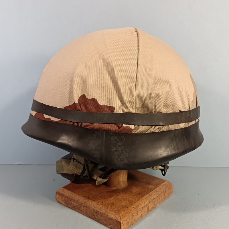 CASQUE F1 CAMOUFLE DAGUET GUERRE DU GOLF 1990 - 1991 COUVRE CASQUE LEGION ETRANGERE DESERT STROM HELMET