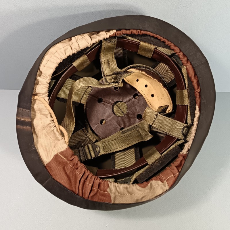CASQUE F1 CAMOUFLE DAGUET GUERRE DU GOLF 1990 - 1991 COUVRE CASQUE LEGION ETRANGERE DESERT STROM HELMET