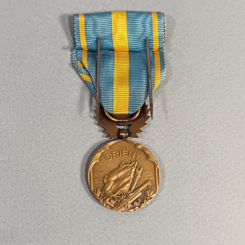 FRANCE MEDAILLE COMMEMORATIVE DU FRONT D'ORIENT OU DARDANELLES GUERRE 1914-1918 FRENCH ORIENT WW1 MEDAL
