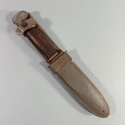 COUTEAU DE GI PAL RH 35 USN MK1 U.S.N. MARK I NAVY SECONDE GUERRE ETUI VICTORY PLASTICS BMCO NORD 6804