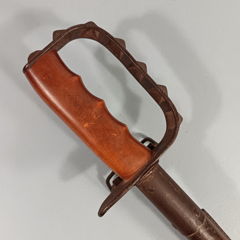 SUPERBE !! COUTEAU DE COMBAT US17 MODELE TRENCH KNIFE FABRICATION L.F. & C. 1917 FIGTH KNIFE WW1 TRES BELLE PATINE