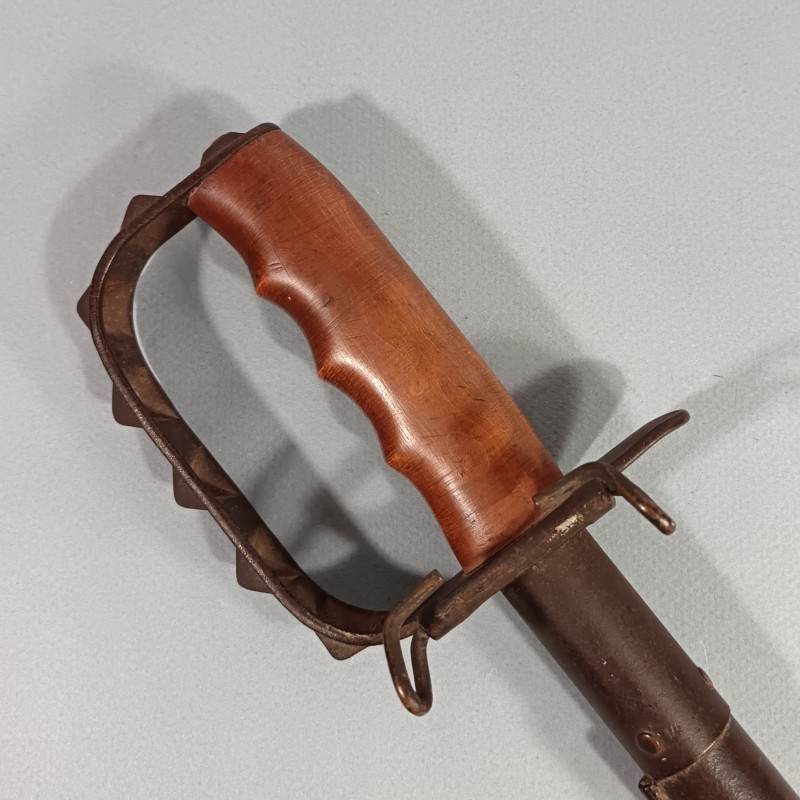 SUPERBE !! COUTEAU DE COMBAT US17 MODELE TRENCH KNIFE FABRICATION L.F. & C. 1917 FIGTH KNIFE WW1 TRES BELLE PATINE