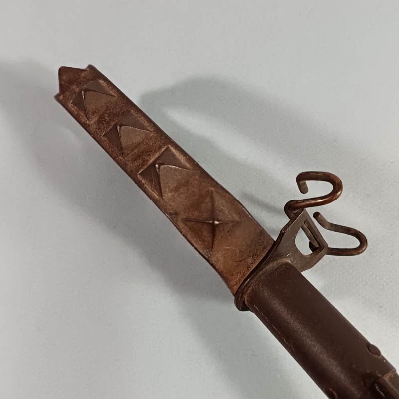 SUPERBE !! COUTEAU DE COMBAT US17 MODELE TRENCH KNIFE FABRICATION L.F. & C. 1917 FIGTH KNIFE WW1 TRES BELLE PATINE