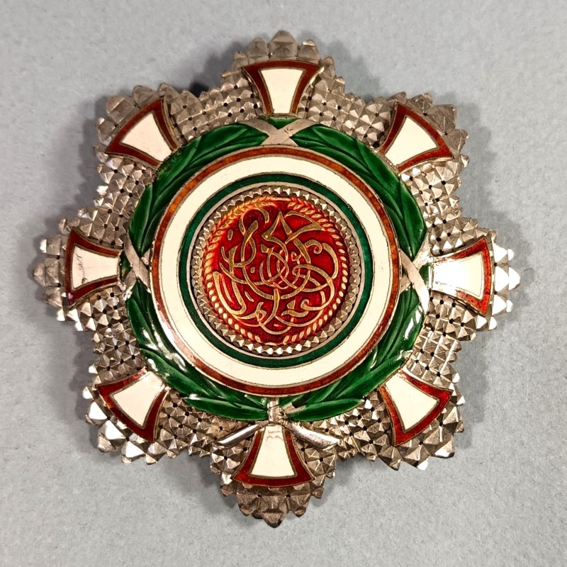 TANZANIE SULTANAT DE ZANZIBAR PLAQUE DE GRAND CROIX OU GRAND OFFICIER DE L'ORDRE DU WISAM AL ALIYEH THE ORDER OF THE EXALTED