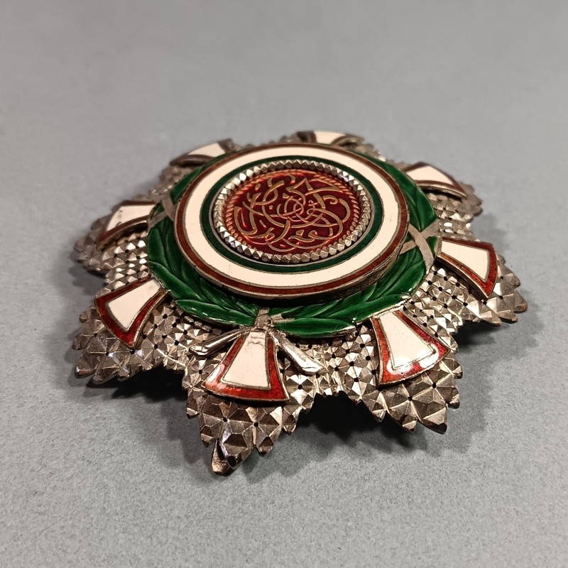 TANZANIE SULTANAT DE ZANZIBAR PLAQUE DE GRAND CROIX OU GRAND OFFICIER DE L'ORDRE DU WISAM AL ALIYEH THE ORDER OF THE EXALTED