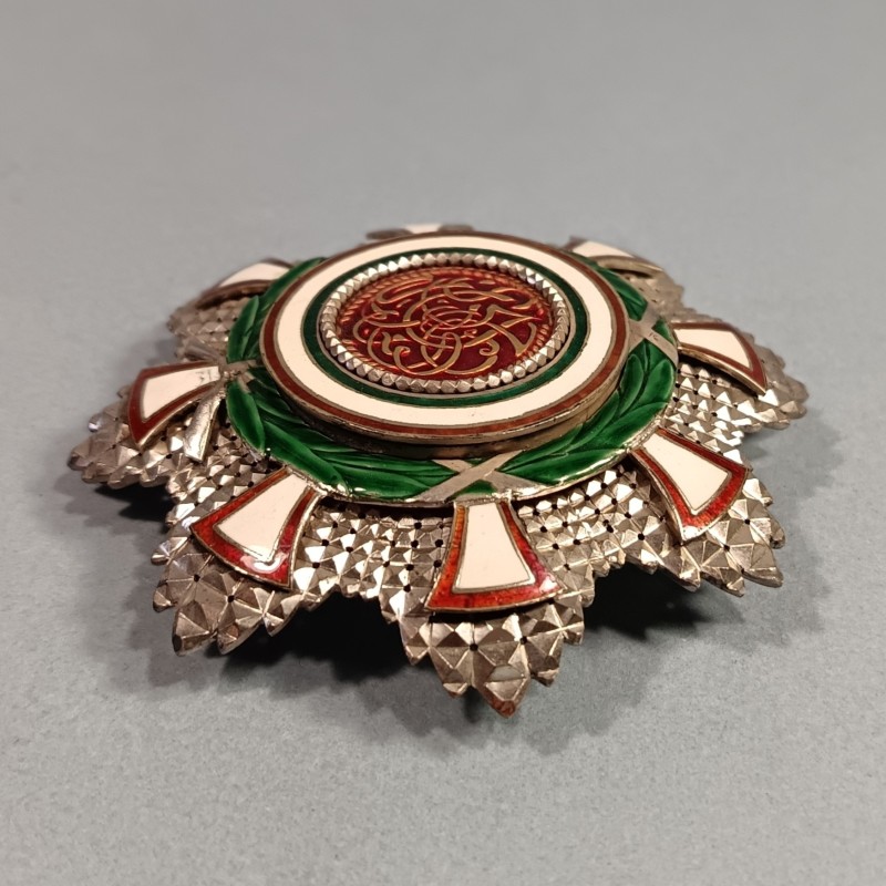 TANZANIE SULTANAT DE ZANZIBAR PLAQUE DE GRAND CROIX OU GRAND OFFICIER DE L'ORDRE DU WISAM AL ALIYEH THE ORDER OF THE EXALTED