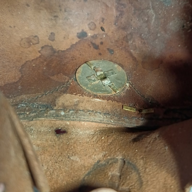 CASQUE A POINTE DU 95 ème REGT D'INFANTERIE PRUSSIENNE THURINGE MODELE 1895 DATE 1912 GUERRE 1914-18 PRUSSE