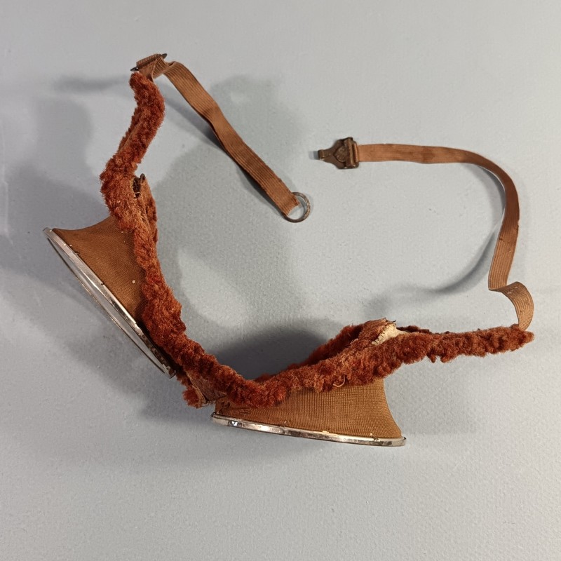 LUNETTES MOTOCYCLISTE PILOTE AVIATION PREMIERE GUERRE 1914 1918 ET SECONDE GUERRE MODELE TYPE ANGLAIS