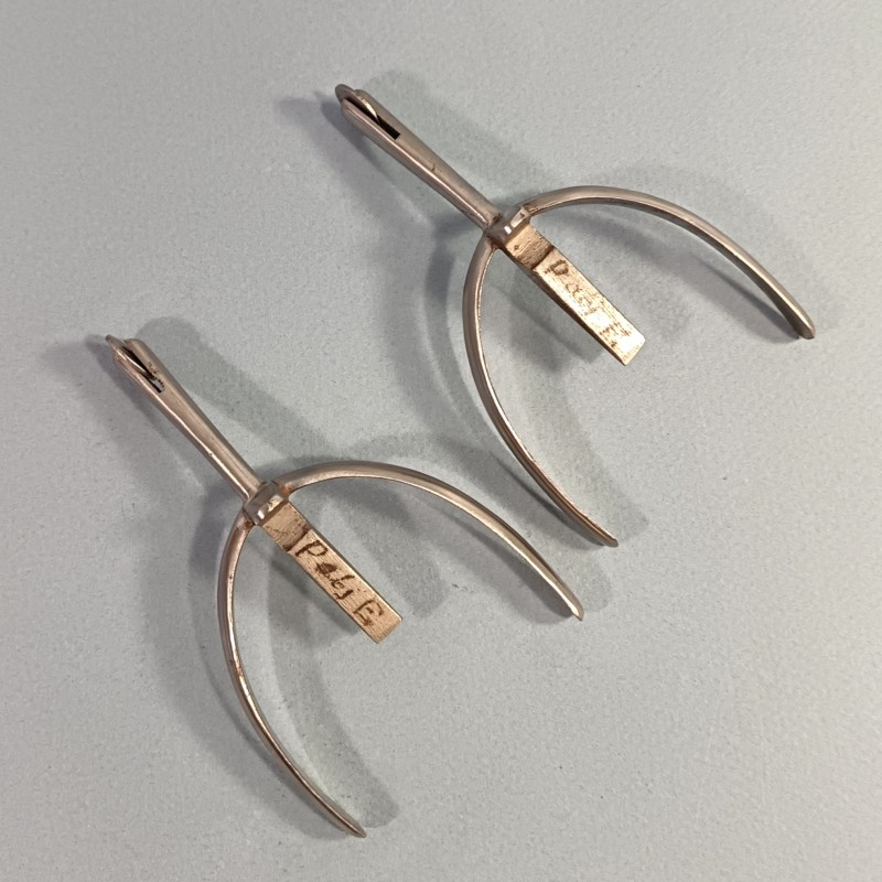 PETITS EPERONS AMOVIBLES POUR CHAUSSURES DE SORTIE BOTTINES TROISIEME REPUBLIQUE ET 1931 CAVALERIE OFFICIER FRANCAIS