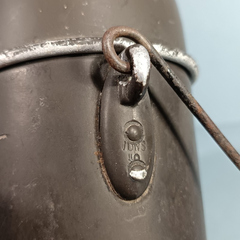 GAMELLE ALLEMANDE COUVERCLE ET GAMELLE DU MEME FABRICANT VDNS 40 DATEE 1940 MILITARIA ALLEMAND WW2