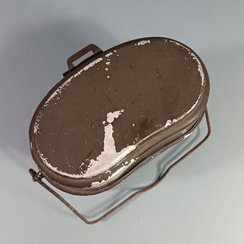 GAMELLE ALLEMANDE COUVERCLE ET GAMELLE DU MEME FABRICANT VDNS 40 DATEE 1940 MILITARIA ALLEMAND WW2